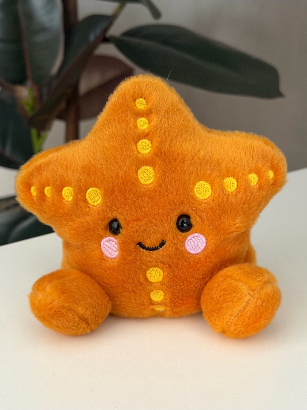Palm Pals Starfish Orange Plush Toy